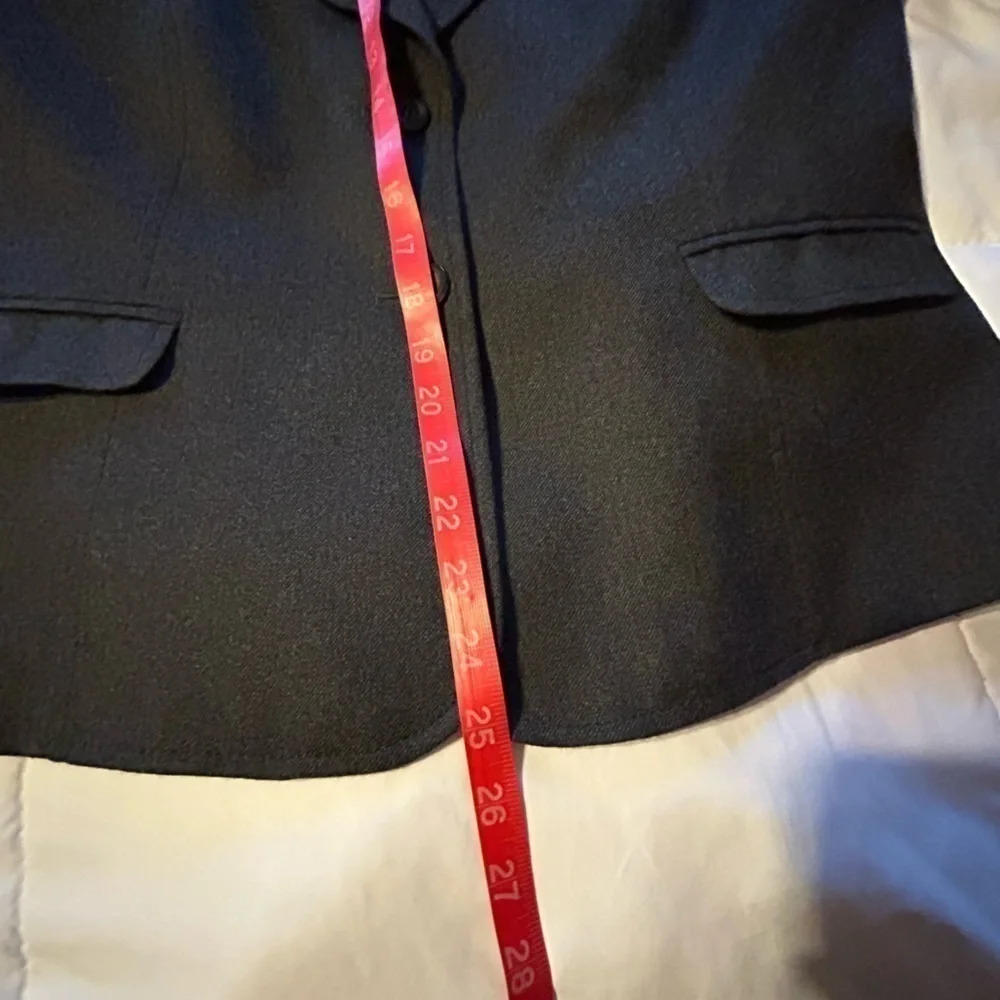 Pendleton Gray 100% Wool 2 Button Blazer Jacket C… - image 5